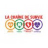 Affiche défibrillateur     LA CHAÎNE DE SURVIE
