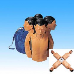 Kit 4 mannequins AMBU-multiman