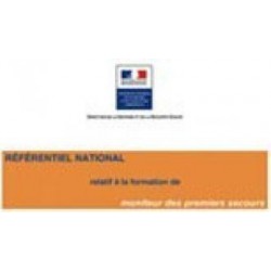 Référentiel national relatif à la formation de moniteur des premiers secours