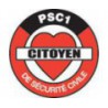 Autocollant 'Citoyen de Sécurité Civile'