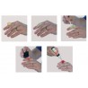 Lots de 3 Applicateurs et pinceaux pour maquillage secourisme