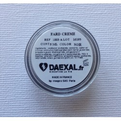 Fard crème noir pour maquillage secourisme
