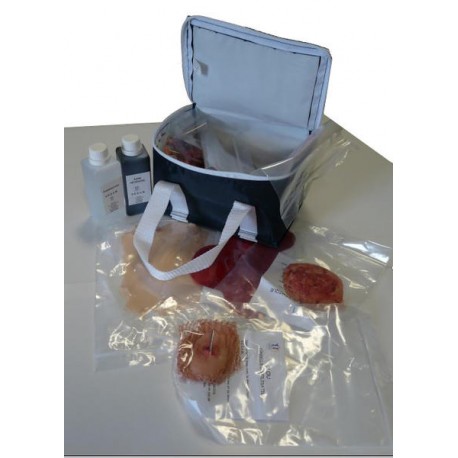 Kit 5 fausses plaies pour maquillage secourisme