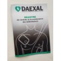 REGISTRE DE CONTROLE ET DE MAINTENANCE DES DEFIBRILLATEURS