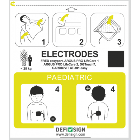DEF519 - DefiSign Life électrodes pédiatriques