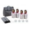 FOR122N - Pack de 4 Little Anne QCPR version noire
