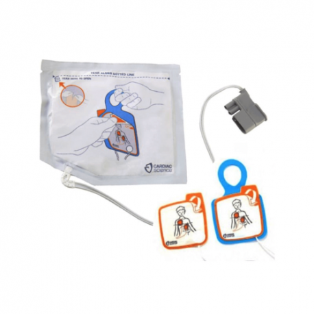 DEF223 - ELECTRODES PÉDIATRIQUES DEFIBRILLATEUR CARDIAC SCIENCE G5 DEF223 - ELECTRODES PÉDIATRIQUES DEFIBRILLATEUR CARDIAC SCIENCE G5