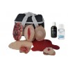 Kit 5 fausses plaies pour maquillage secourisme