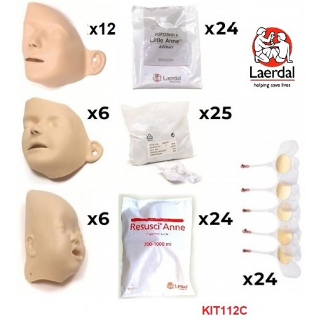 Pack consommables pour 4 mannequins Laerdal Pack consommables pour 4 mannequins Laerdal