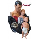 Pack mannequins Ambu avec défibrillateur AED Trainer