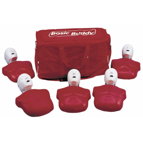 Kit 5 mannequins de secourisme Basic Buddy adulte