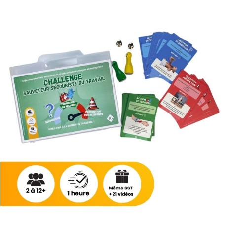 JEU PEDAGOGIQUE : CHALLENGE SAUVETEUR SECOURISTE DU TRAVAIL