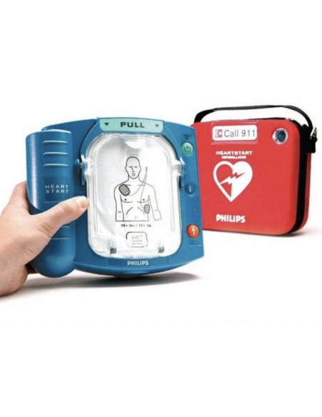 Kit défibrillateur semi-automatique HeartStart HS1 avec Housse