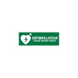 Panneau Défibrillateur intérieur / Extérieur 