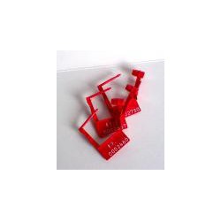 Scellés de sécurité (x3) pour boîtier défibrillateur inox