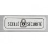 Etiquettes de sécurité pour boîtier défibrillateur (x 5)