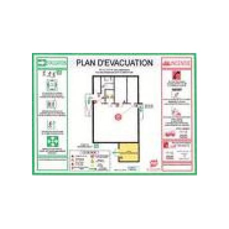 PLAN D'EVACUATION DEFIBRILLATEUR