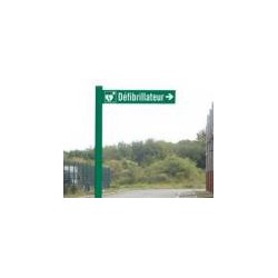PORTIQUE DE SIGNALISATION DEFIBRILLATEUR